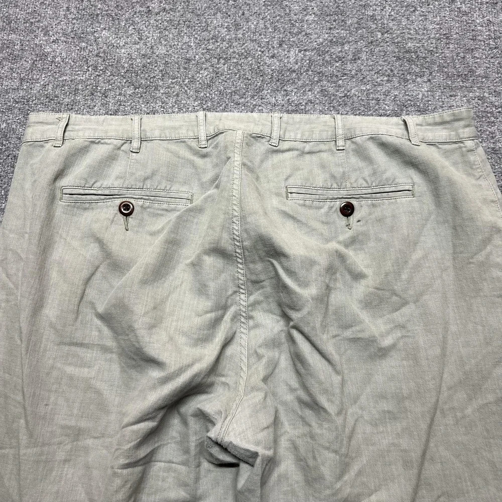 Flint And Tinder Pants Mens 42 Green Chino Straight Leg Casual